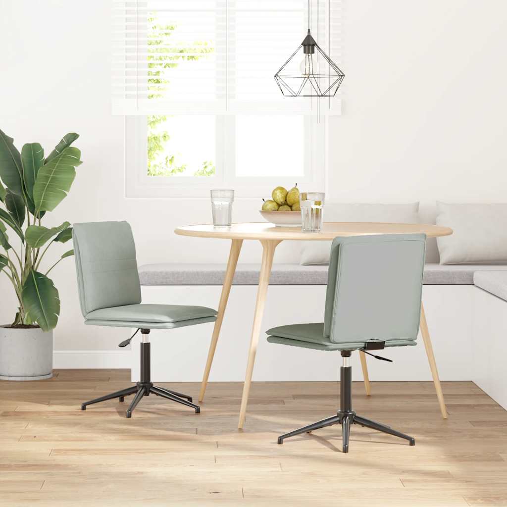 Eetkamerstoelen 2 st fluweel lichtgrijs is nu te koop bij PeponiXL, paradijselijk wonen!