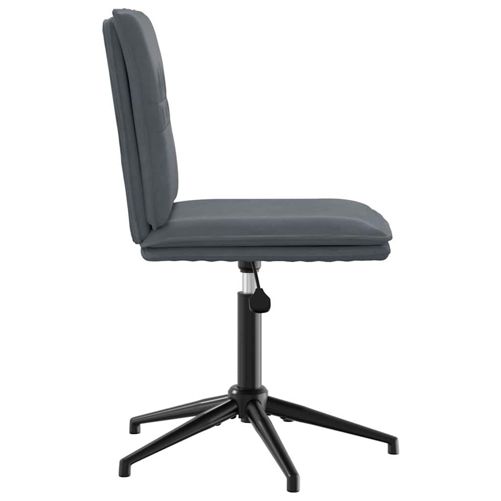 Eetkamerstoelen 2 st fluweel donkergrijs is nu te koop bij PeponiXL, paradijselijk wonen!