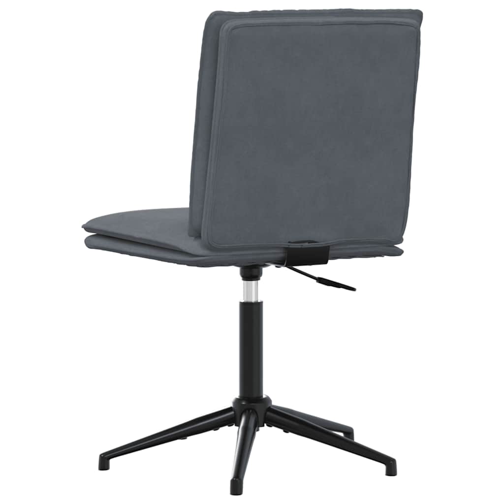 Eetkamerstoelen 2 st fluweel donkergrijs is nu te koop bij PeponiXL, paradijselijk wonen!
