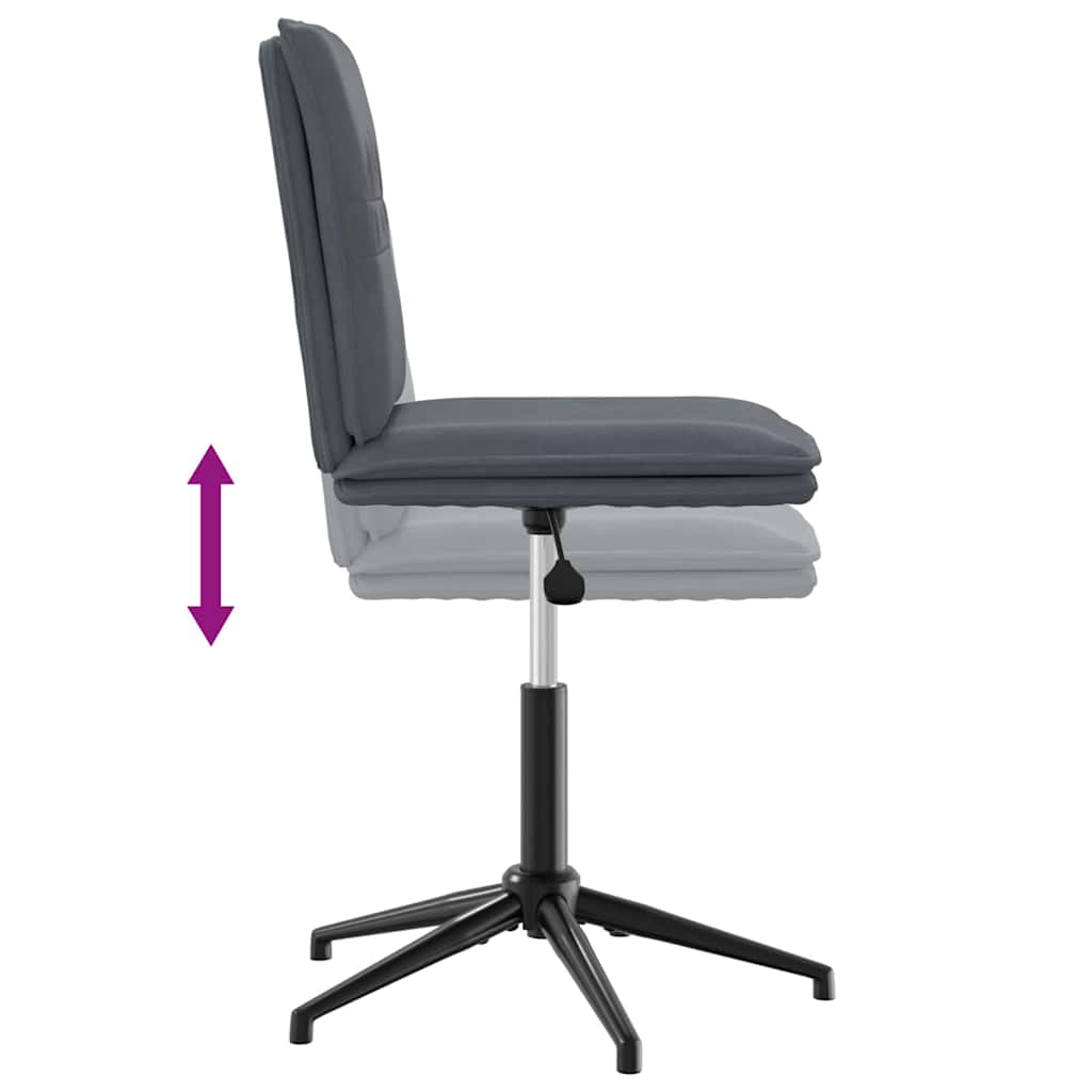 Eetkamerstoelen 2 st fluweel donkergrijs is nu te koop bij PeponiXL, paradijselijk wonen!