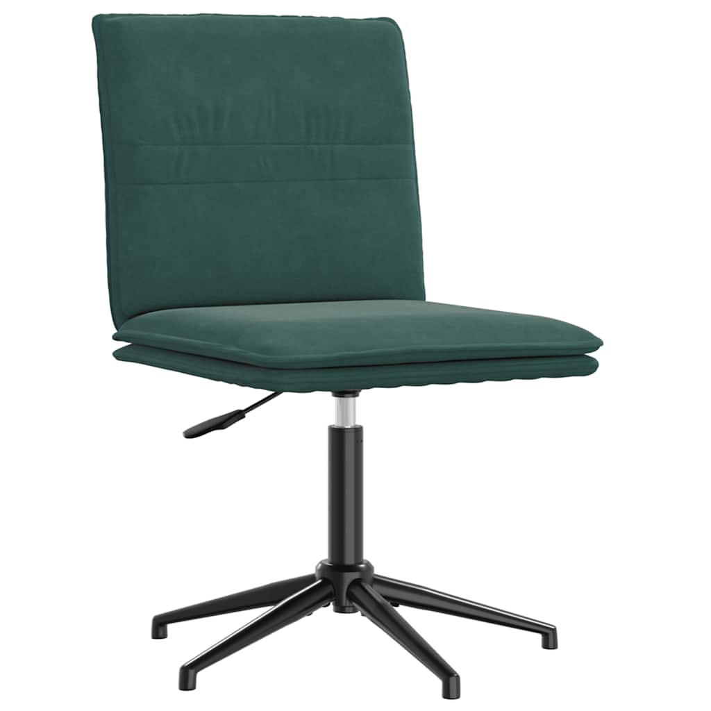 Eetkamerstoelen 2 st fluweel donkergroen is nu te koop bij PeponiXL, paradijselijk wonen!