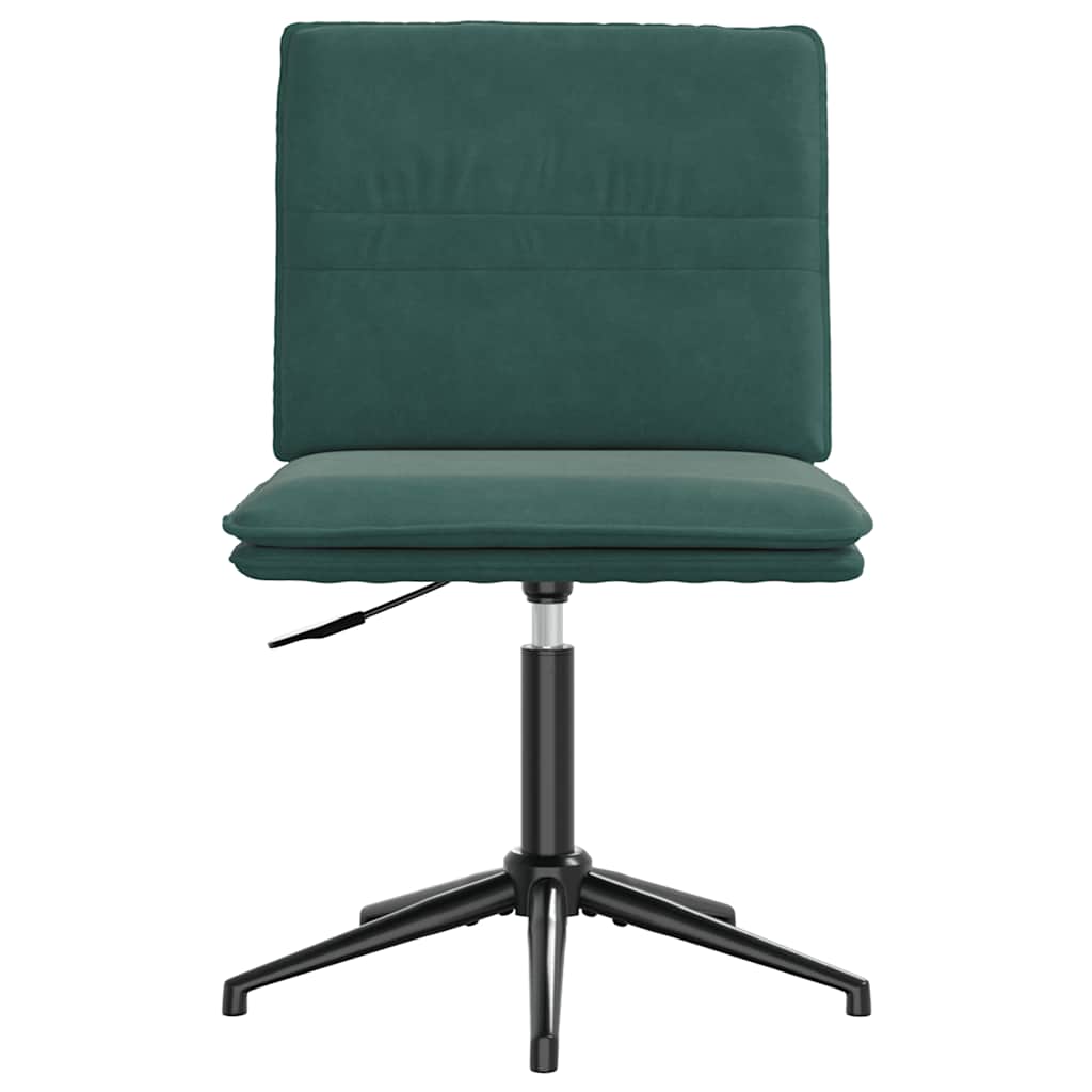 Eetkamerstoelen 2 st fluweel donkergroen is nu te koop bij PeponiXL, paradijselijk wonen!