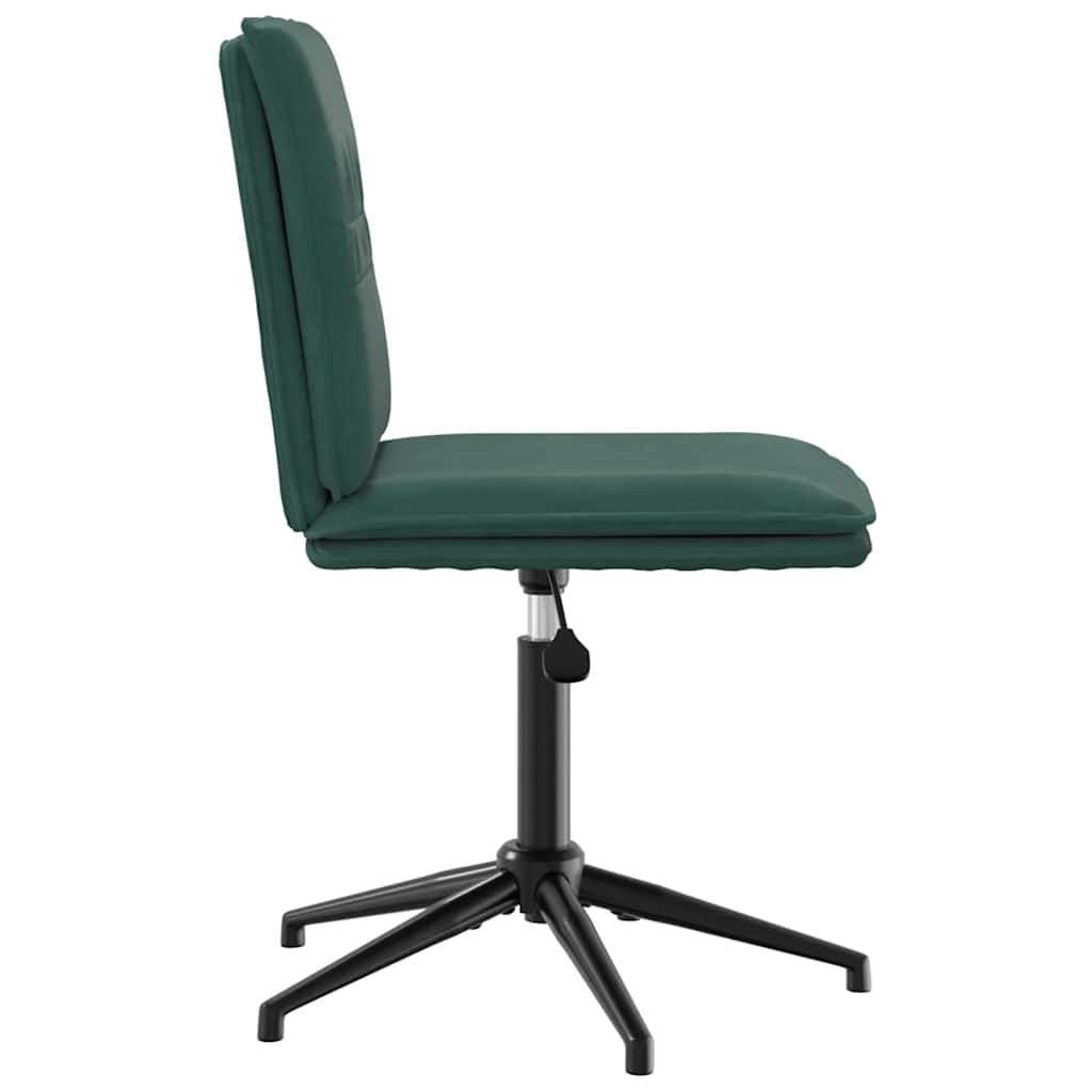Eetkamerstoelen 2 st fluweel donkergroen is nu te koop bij PeponiXL, paradijselijk wonen!