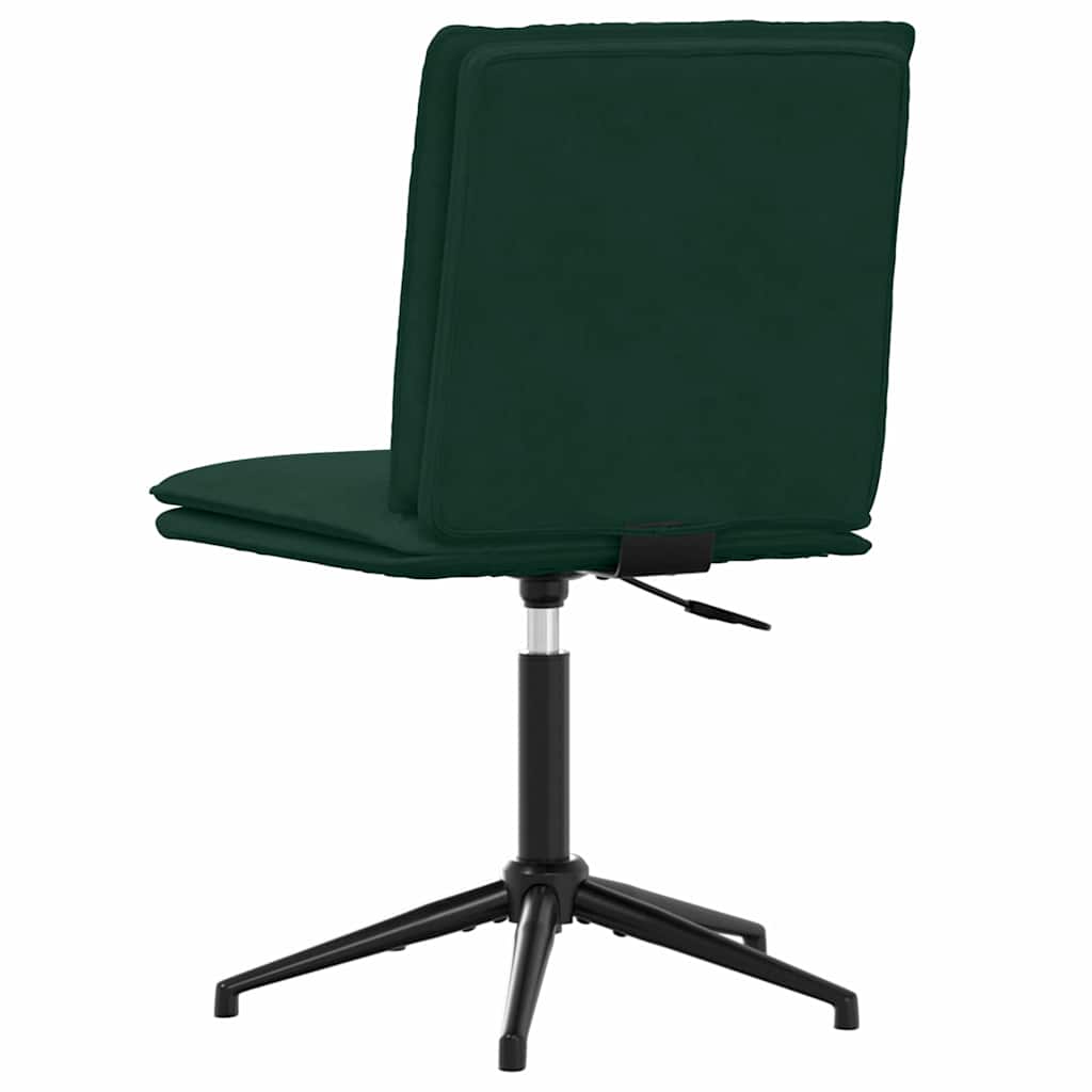 Eetkamerstoelen 2 st fluweel donkergroen is nu te koop bij PeponiXL, paradijselijk wonen!