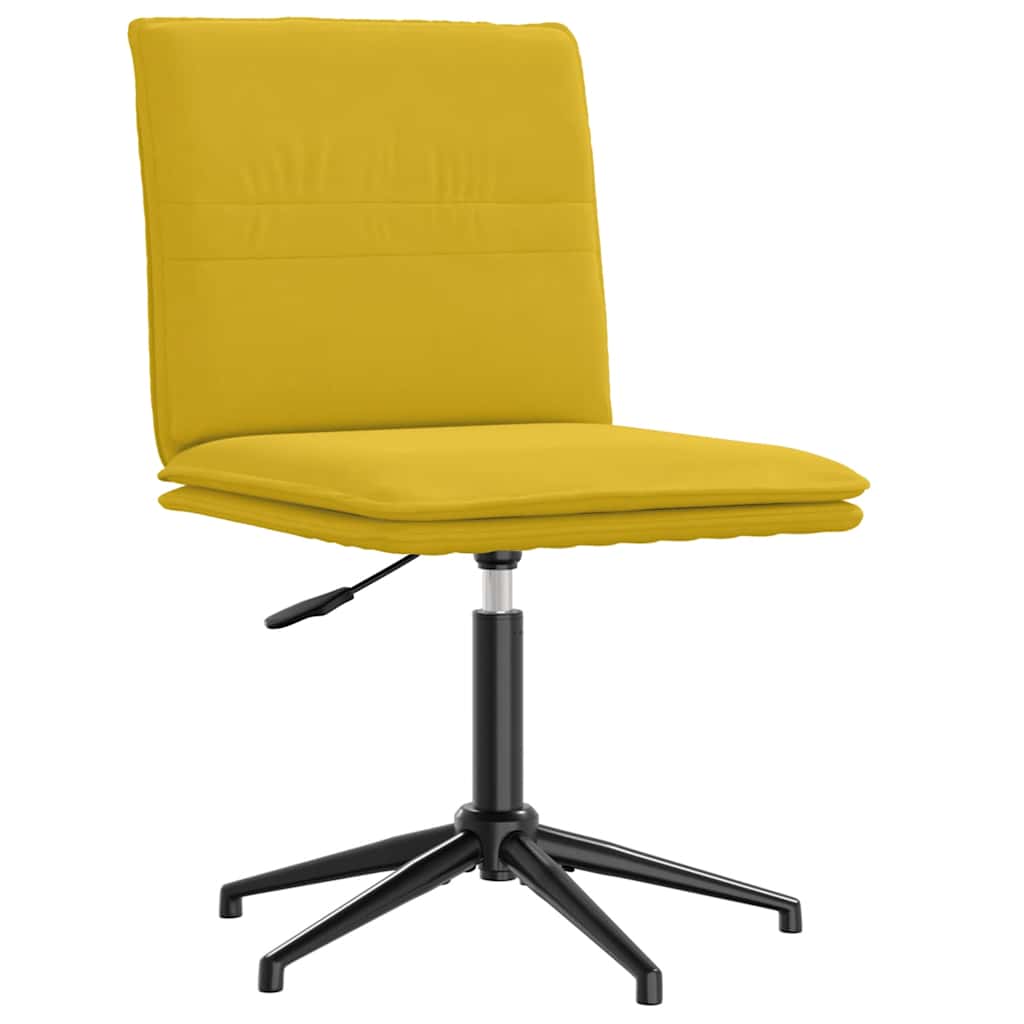 Eetkamerstoelen 2 st fluweel geel is nu te koop bij PeponiXL, paradijselijk wonen!