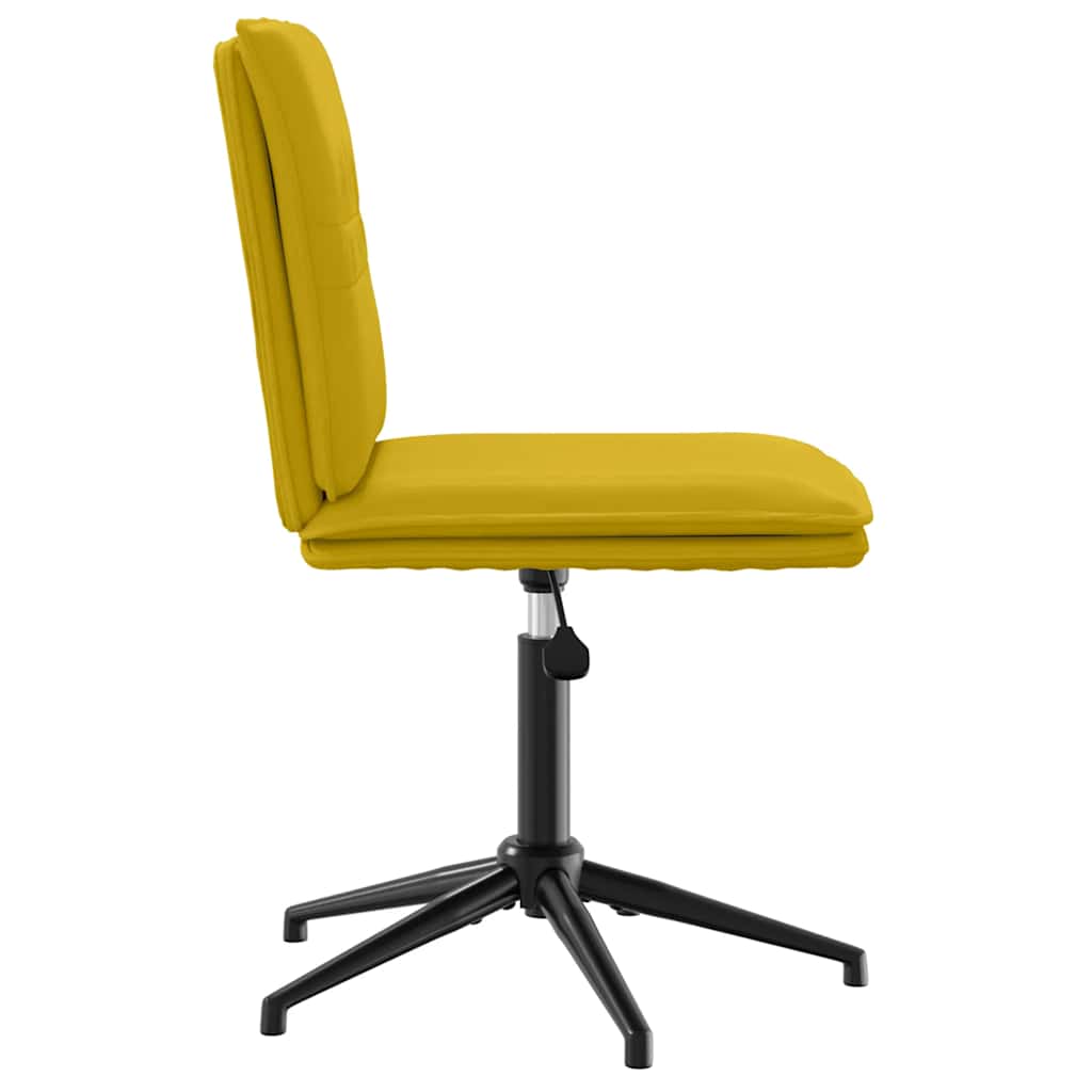 Eetkamerstoelen 2 st fluweel geel is nu te koop bij PeponiXL, paradijselijk wonen!