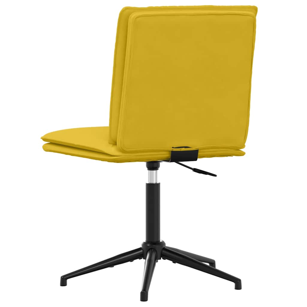Eetkamerstoelen 2 st fluweel geel is nu te koop bij PeponiXL, paradijselijk wonen!
