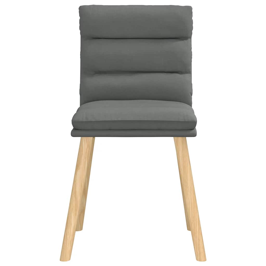 Eetkamerstoelen 4 st stof donkergrijs is nu te koop bij PeponiXL, paradijselijk wonen!