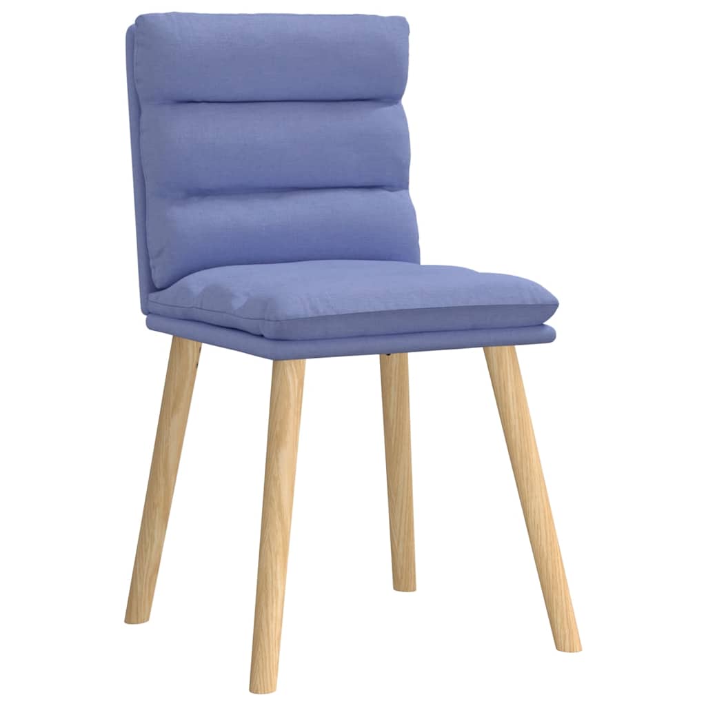 Eetkamerstoelen 4 st stof jeansblauw is nu te koop bij PeponiXL, paradijselijk wonen!
