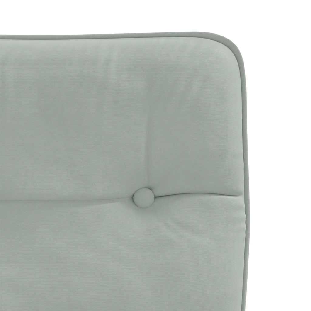 Eetkamerstoelen 4 st fluweel lichtgrijs is nu te koop bij PeponiXL, paradijselijk wonen!