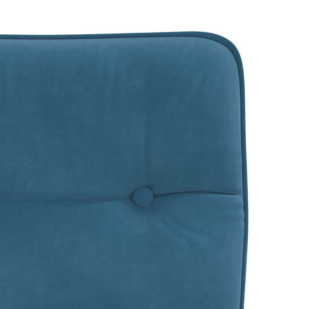 Eetkamerstoelen 4 st fluweel blauw is nu te koop bij PeponiXL, paradijselijk wonen!