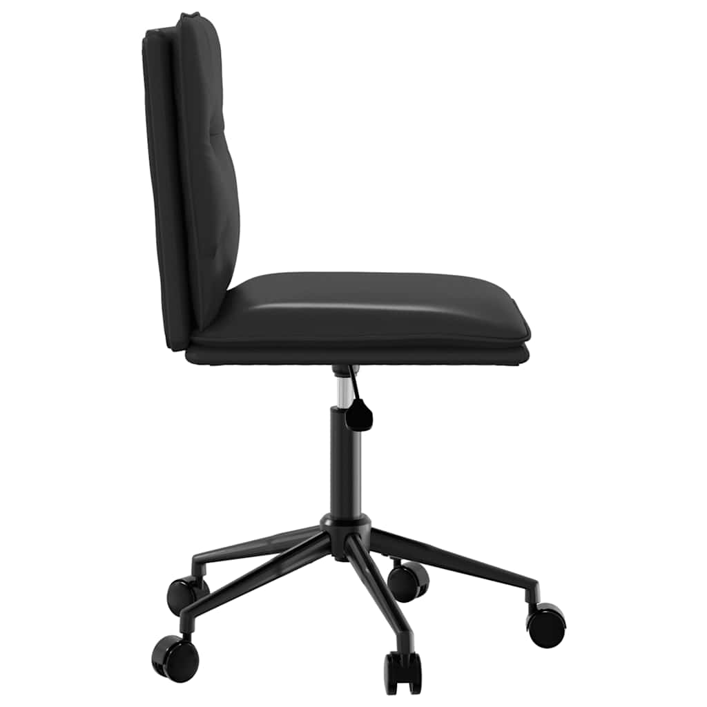 Eetkamerstoelen 2 st kunstleer zwart is nu te koop bij PeponiXL, paradijselijk wonen!