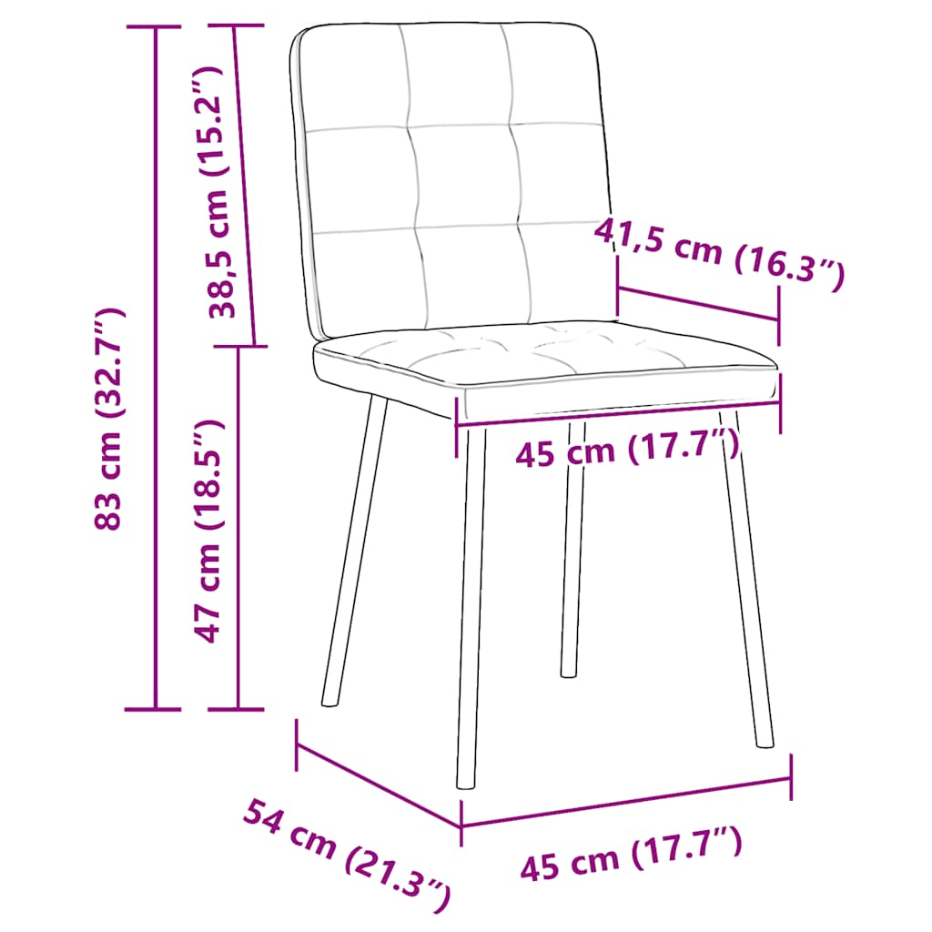 Eetkamerstoelen 6 st fluweel blauw is nu te koop bij PeponiXL, paradijselijk wonen!