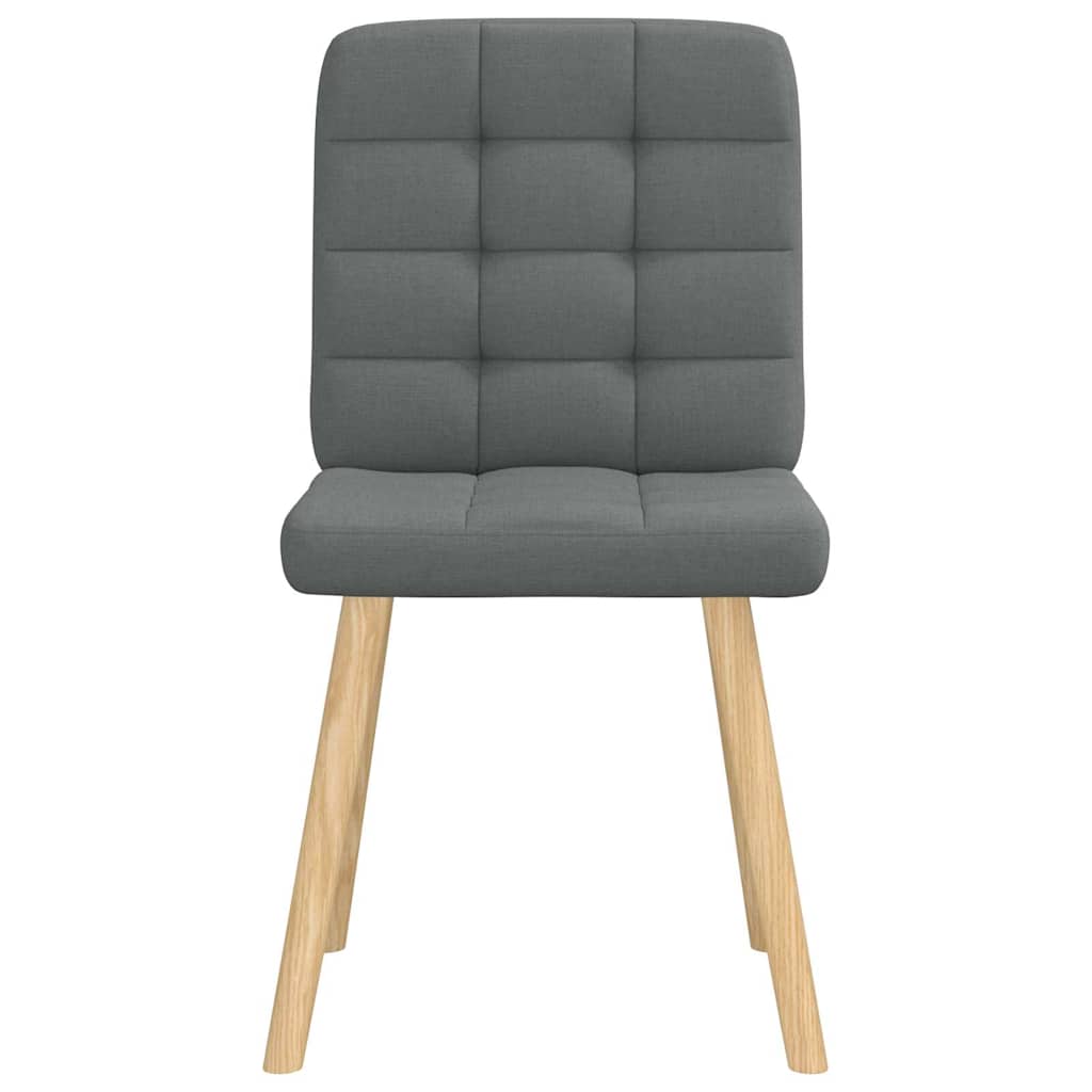 Eetkamerstoelen 6 st stof donkergrijs is nu te koop bij PeponiXL, paradijselijk wonen!