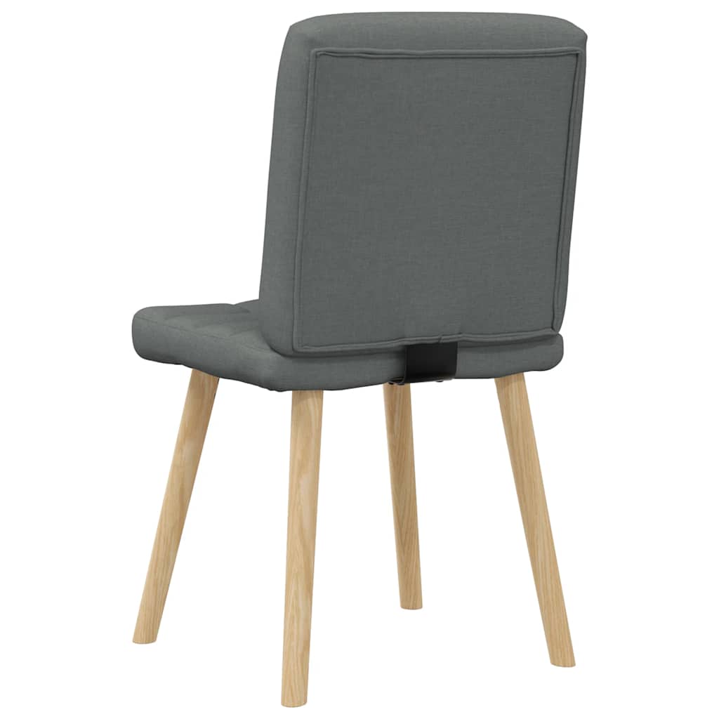 Eetkamerstoelen 6 st stof donkergrijs is nu te koop bij PeponiXL, paradijselijk wonen!