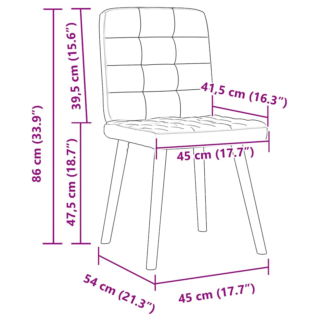 Eetkamerstoelen 6 st stof zwart is nu te koop bij PeponiXL, paradijselijk wonen!