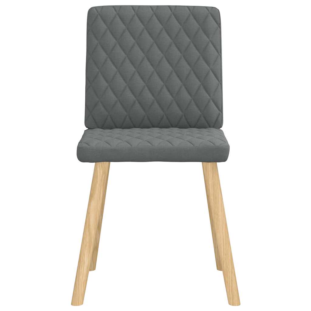 Eetkamerstoelen 6 st stof donkergrijs is nu te koop bij PeponiXL, paradijselijk wonen!