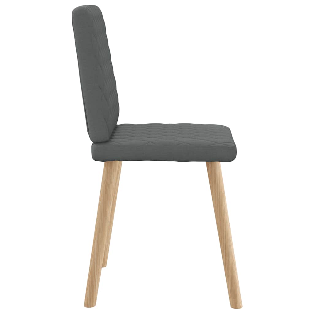 Eetkamerstoelen 6 st stof donkergrijs is nu te koop bij PeponiXL, paradijselijk wonen!