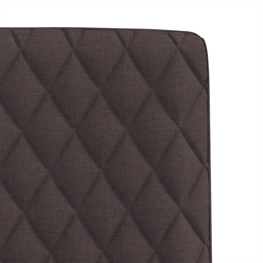 Eetkamerstoelen 6 st stof donkerbruin is nu te koop bij PeponiXL, paradijselijk wonen!