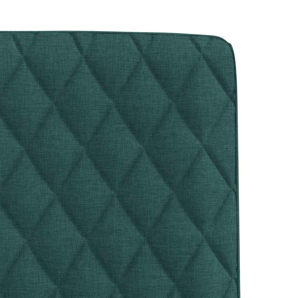 Eetkamerstoelen 6 st stof donkergroen is nu te koop bij PeponiXL, paradijselijk wonen!