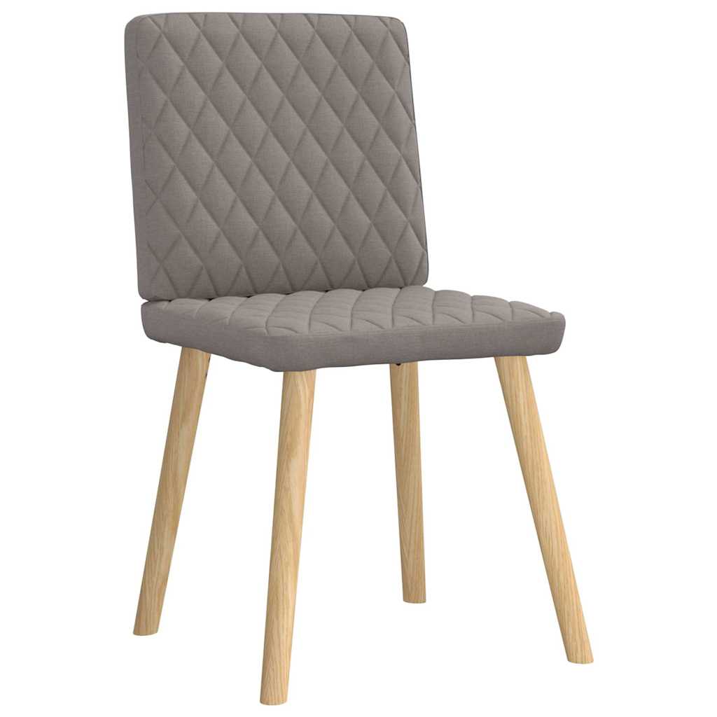 Eetkamerstoelen 6 st stof taupe is nu te koop bij PeponiXL, paradijselijk wonen!