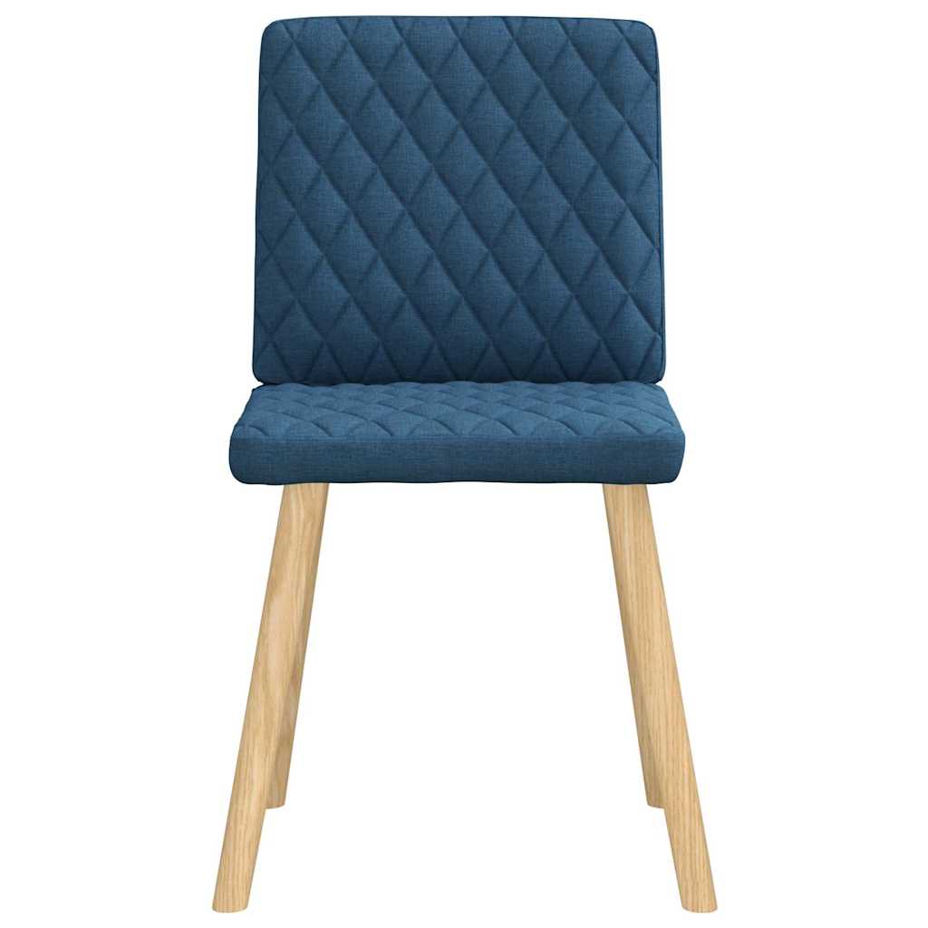 Eetkamerstoelen 6 st stof blauw is nu te koop bij PeponiXL, paradijselijk wonen!