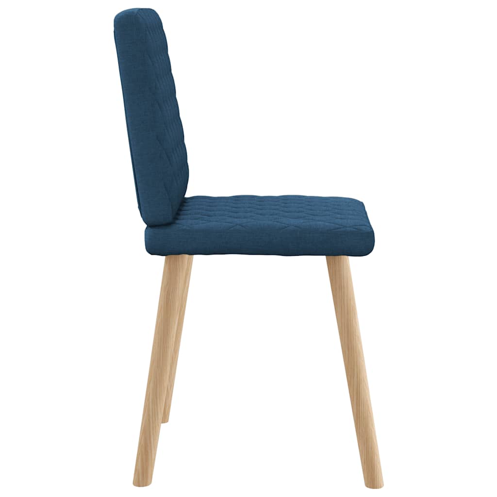Eetkamerstoelen 6 st stof blauw is nu te koop bij PeponiXL, paradijselijk wonen!