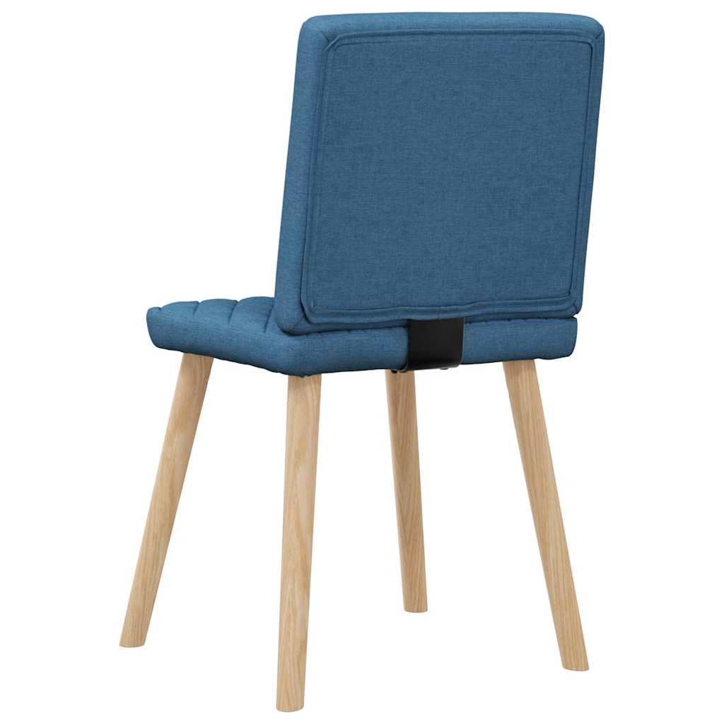 Eetkamerstoelen 6 st stof blauw is nu te koop bij PeponiXL, paradijselijk wonen!