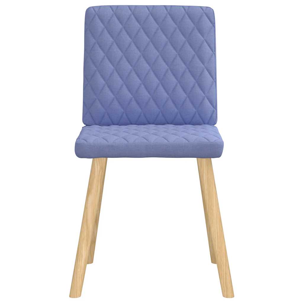 Eetkamerstoelen 6 st stof jeansblauw is nu te koop bij PeponiXL, paradijselijk wonen!