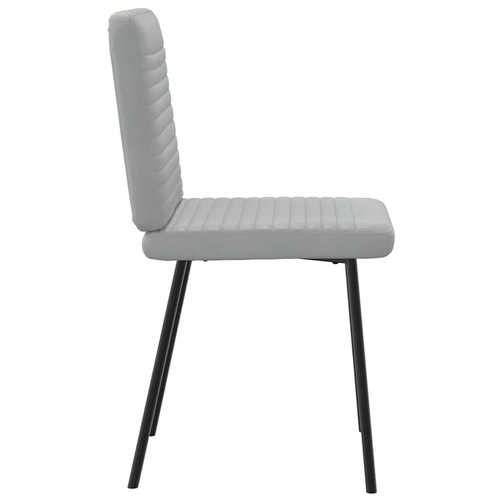 Eetkamerstoelen 6 st fluweel lichtgrijs is nu te koop bij PeponiXL, paradijselijk wonen!