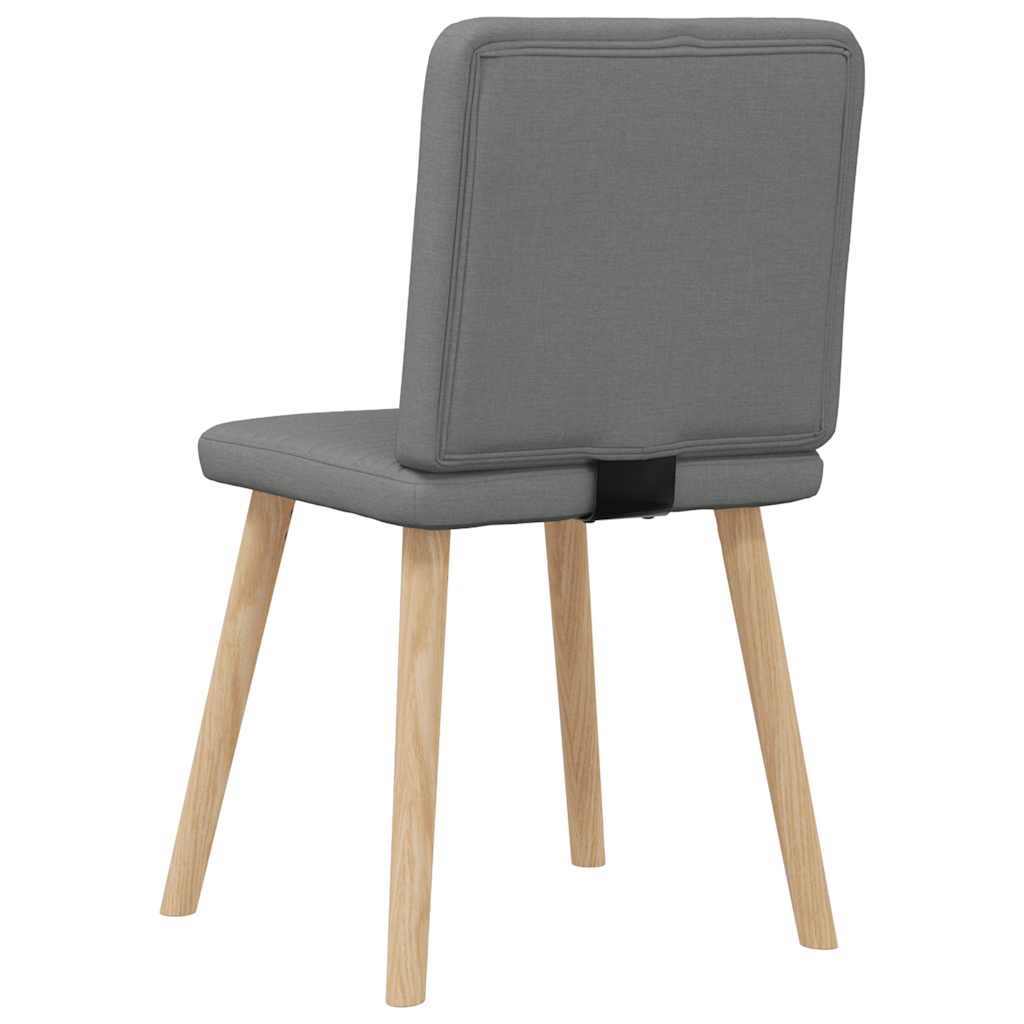 Eetkamerstoelen 6 st stof donkergrijs is nu te koop bij PeponiXL, paradijselijk wonen!