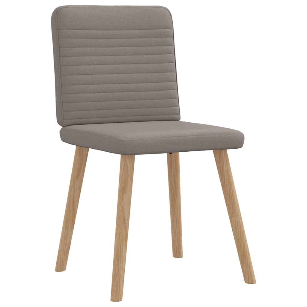 Eetkamerstoelen 6 st stof taupe is nu te koop bij PeponiXL, paradijselijk wonen!