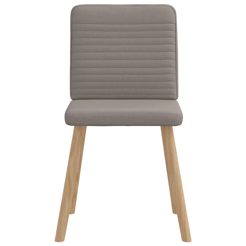 Eetkamerstoelen 6 st stof taupe is nu te koop bij PeponiXL, paradijselijk wonen!