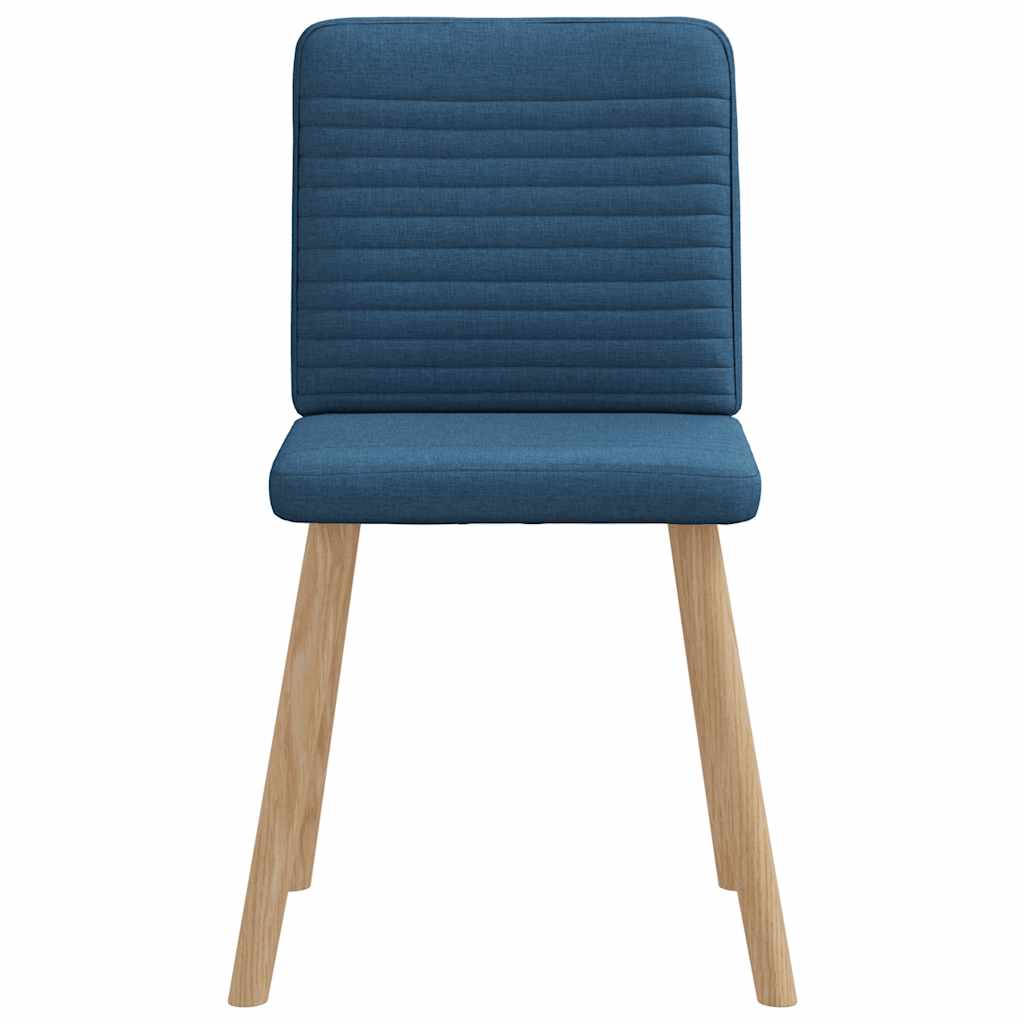 Eetkamerstoelen 6 st stof blauw is nu te koop bij PeponiXL, paradijselijk wonen!