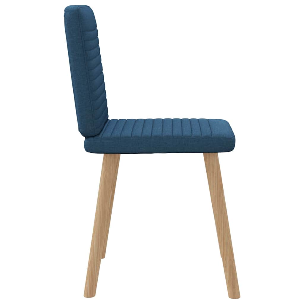 Eetkamerstoelen 6 st stof blauw is nu te koop bij PeponiXL, paradijselijk wonen!