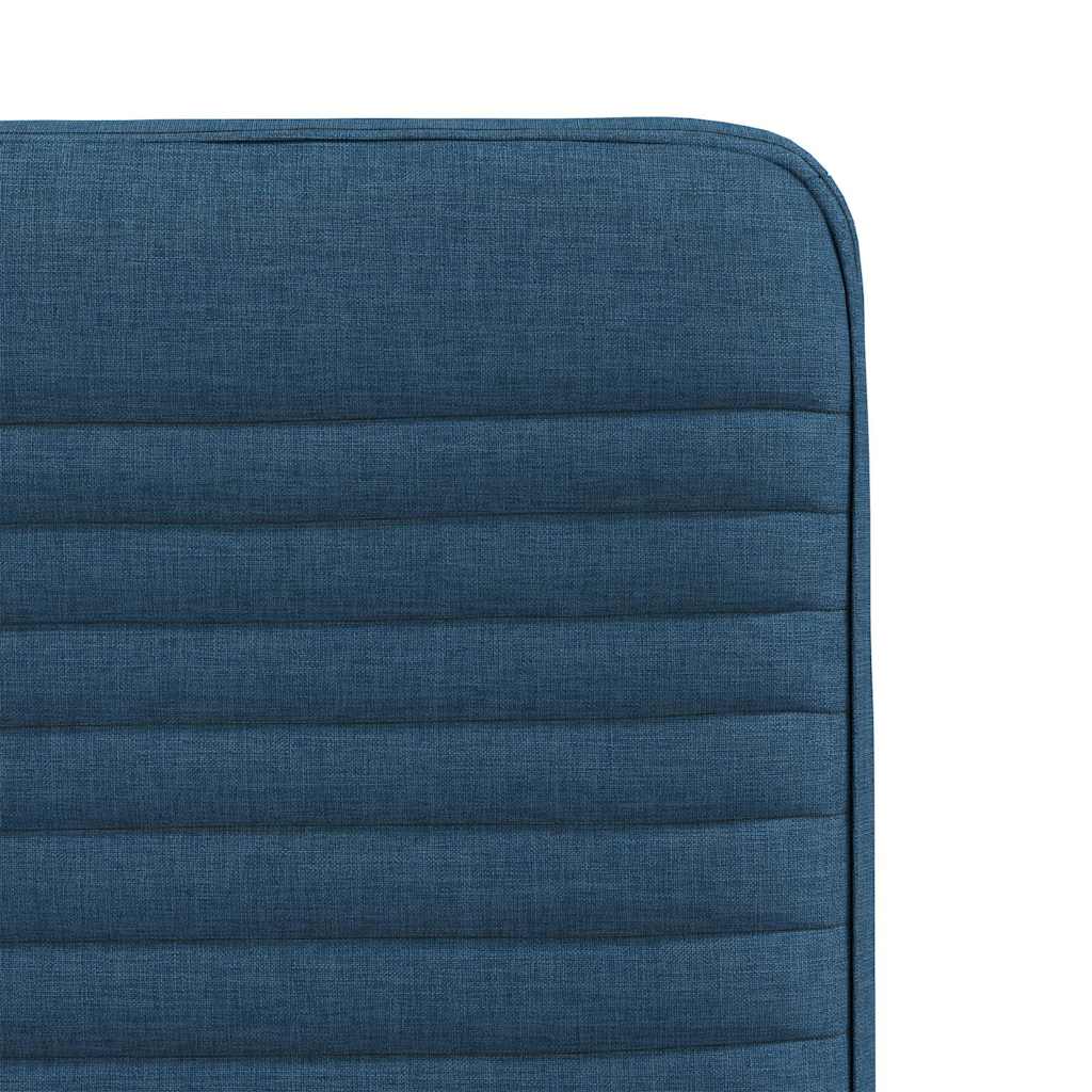Eetkamerstoelen 6 st stof blauw is nu te koop bij PeponiXL, paradijselijk wonen!