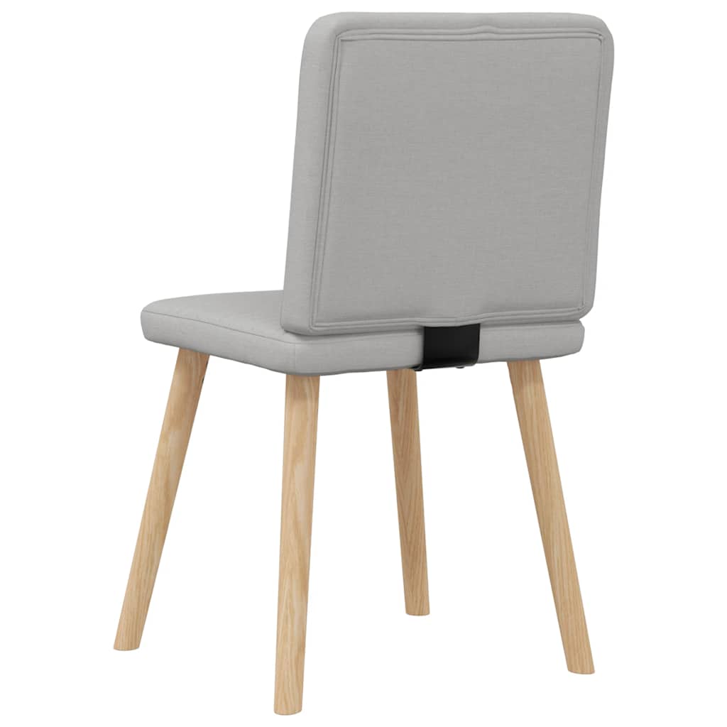 Eetkamerstoelen 6 st stof wolk grijs is nu te koop bij PeponiXL, paradijselijk wonen!