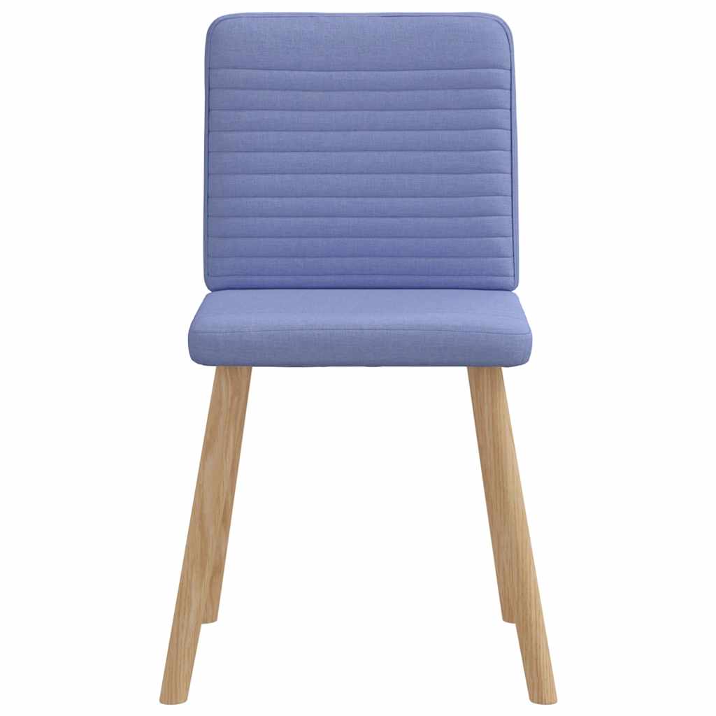 Eetkamerstoelen 6 st stof jeansblauw is nu te koop bij PeponiXL, paradijselijk wonen!