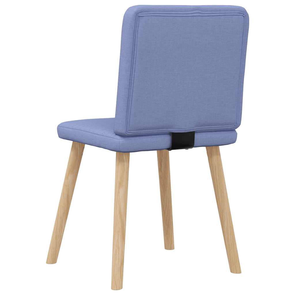 Eetkamerstoelen 6 st stof jeansblauw is nu te koop bij PeponiXL, paradijselijk wonen!