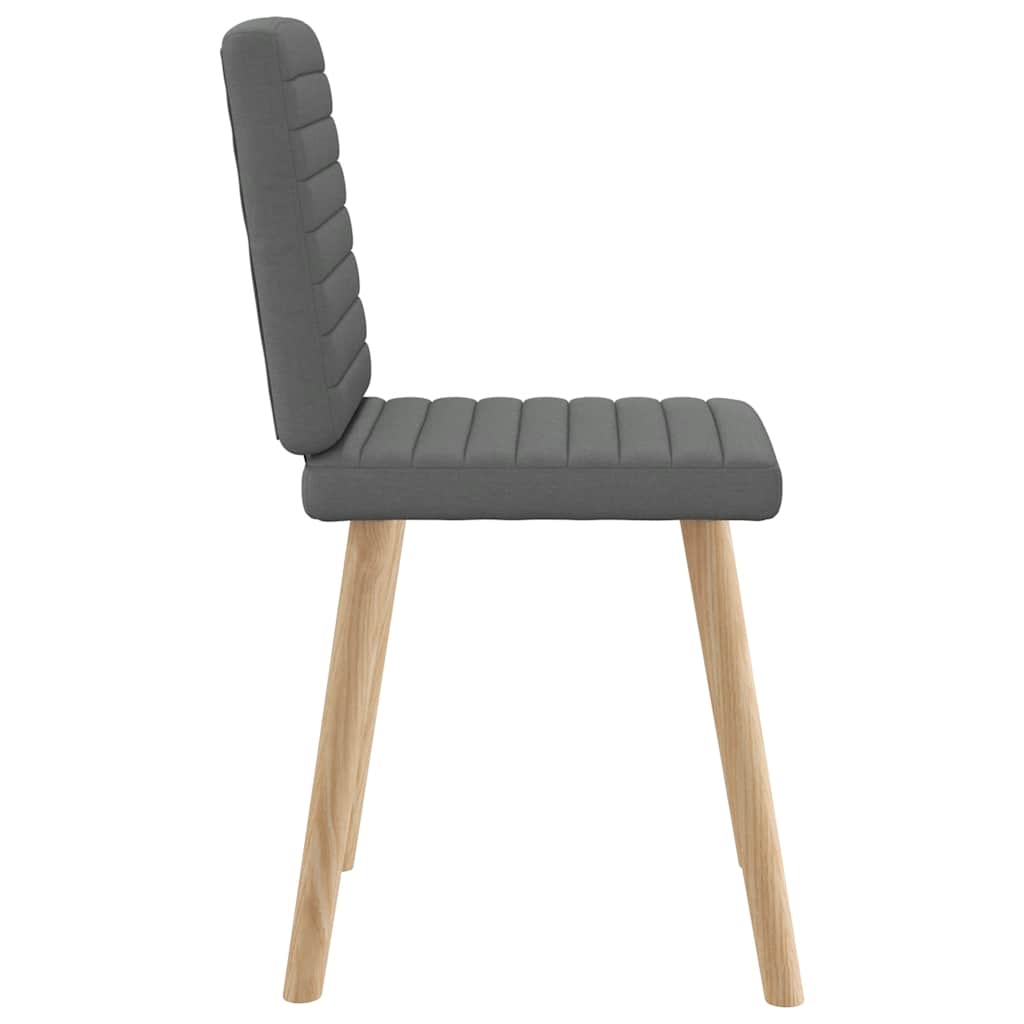 Eetkamerstoelen 6 st stof donkergrijs is nu te koop bij PeponiXL, paradijselijk wonen!