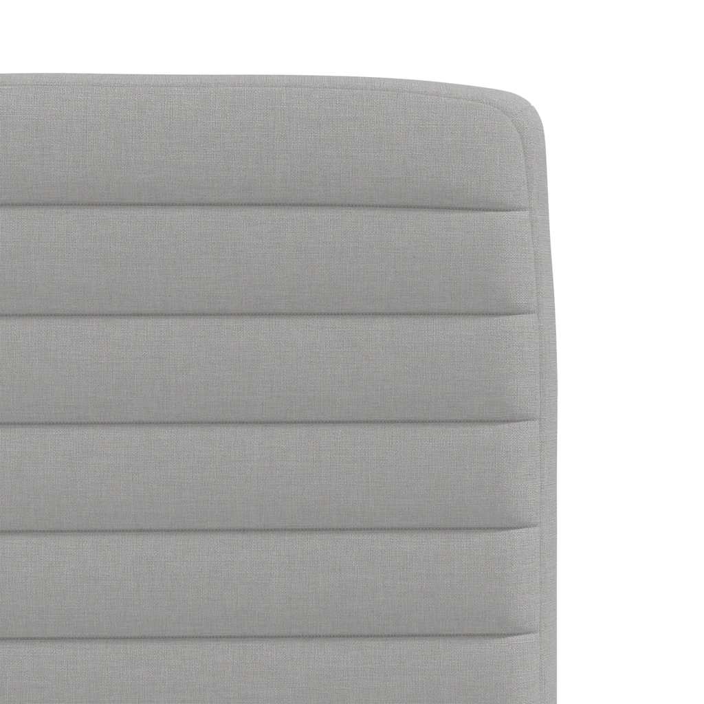 Eetkamerstoelen 6 st stof wolk grijs is nu te koop bij PeponiXL, paradijselijk wonen!