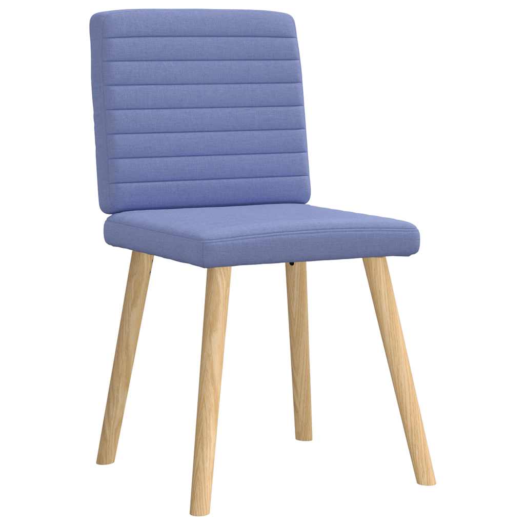 Eetkamerstoelen 6 st stof jeansblauw is nu te koop bij PeponiXL, paradijselijk wonen!
