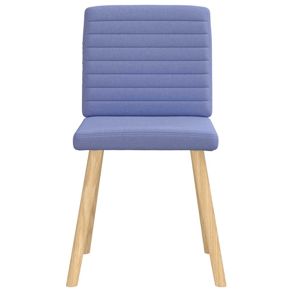 Eetkamerstoelen 6 st stof jeansblauw is nu te koop bij PeponiXL, paradijselijk wonen!