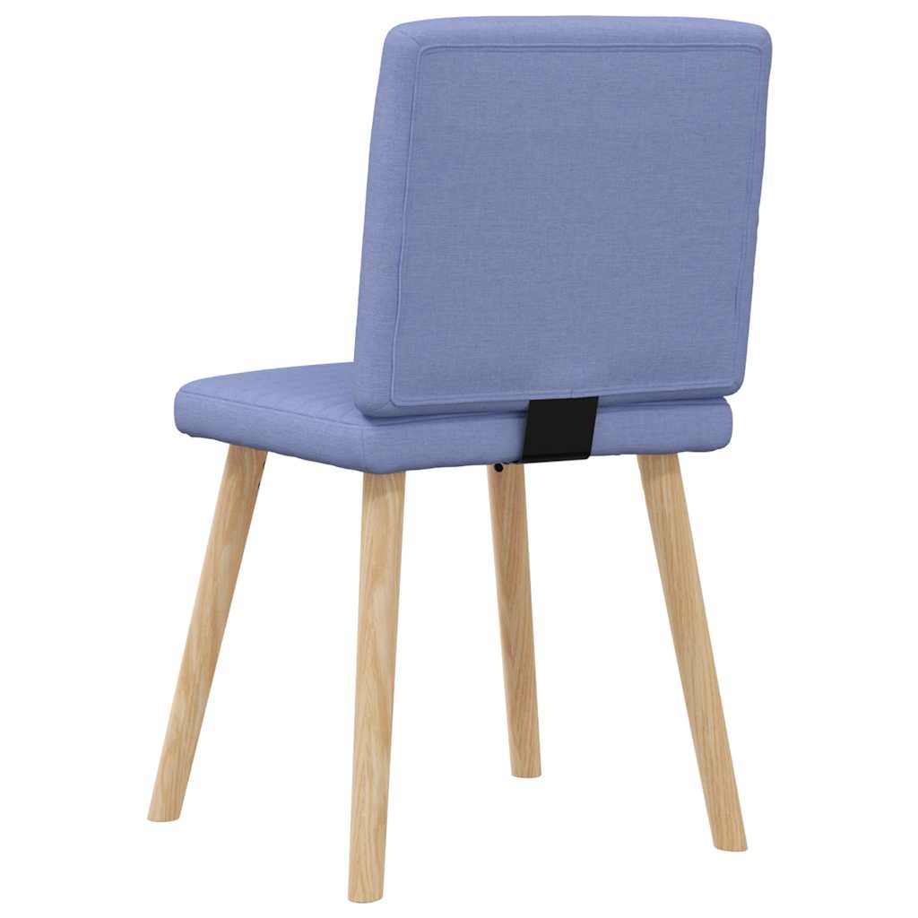 Eetkamerstoelen 6 st stof jeansblauw is nu te koop bij PeponiXL, paradijselijk wonen!