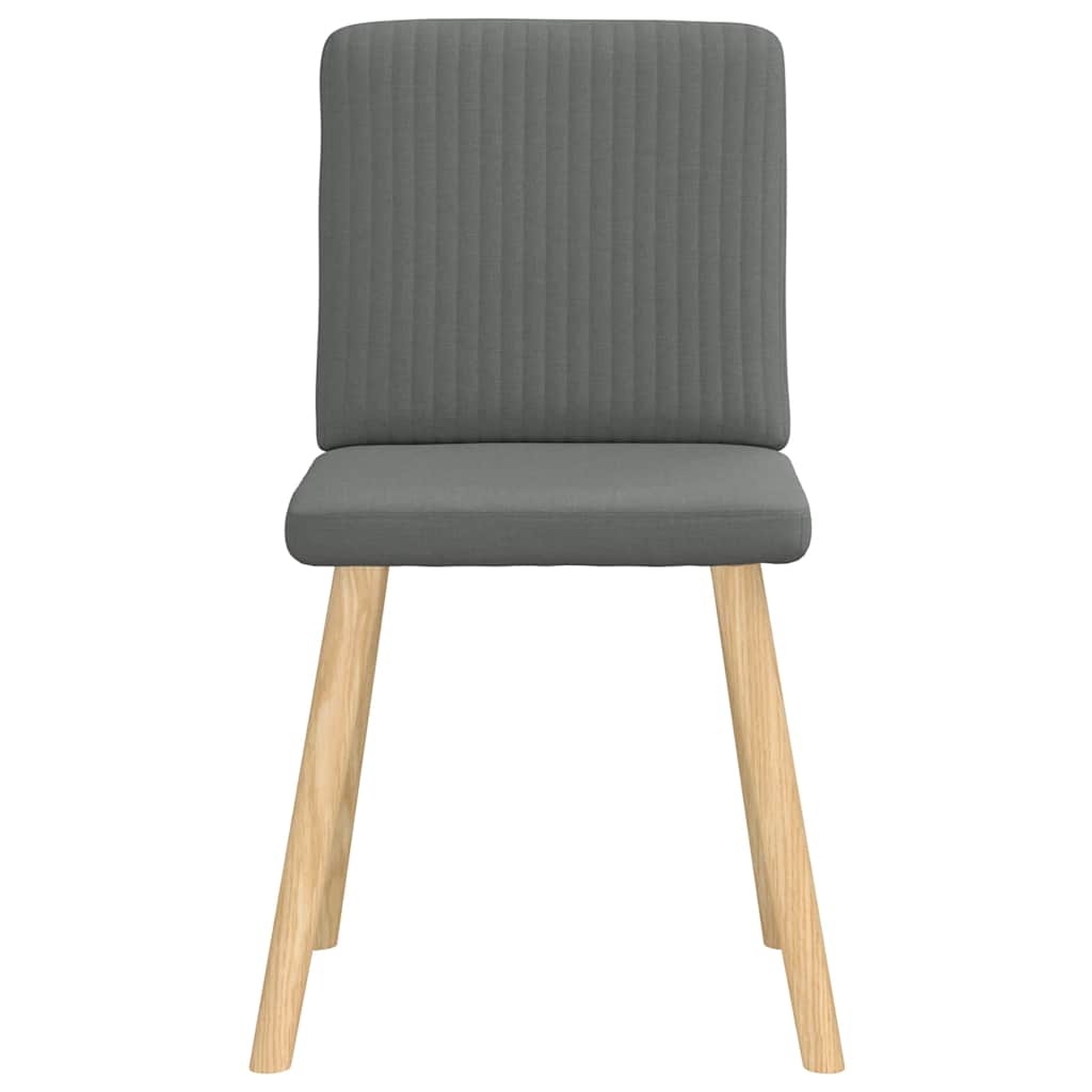 Eetkamerstoelen 6 st stof donkergrijs is nu te koop bij PeponiXL, paradijselijk wonen!