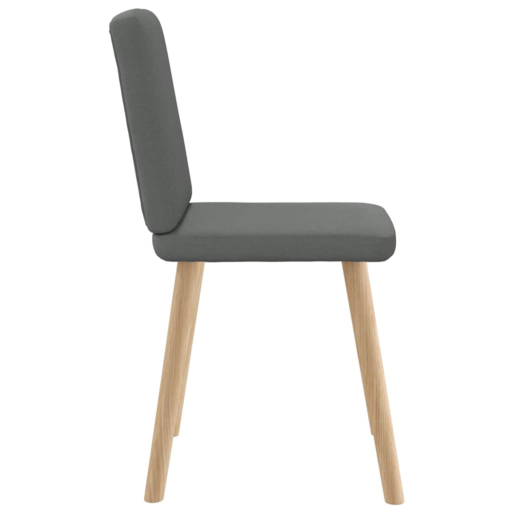 Eetkamerstoelen 6 st stof donkergrijs is nu te koop bij PeponiXL, paradijselijk wonen!