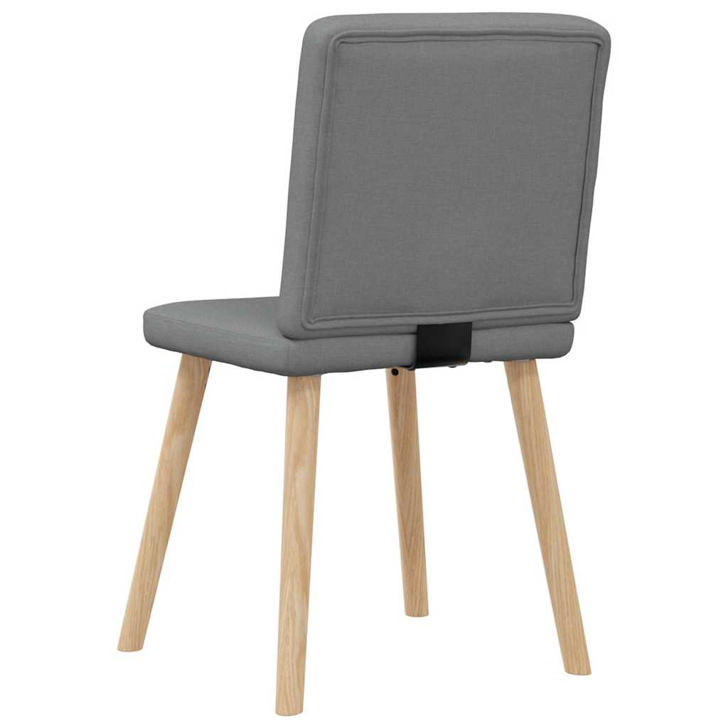 Eetkamerstoelen 6 st stof donkergrijs is nu te koop bij PeponiXL, paradijselijk wonen!