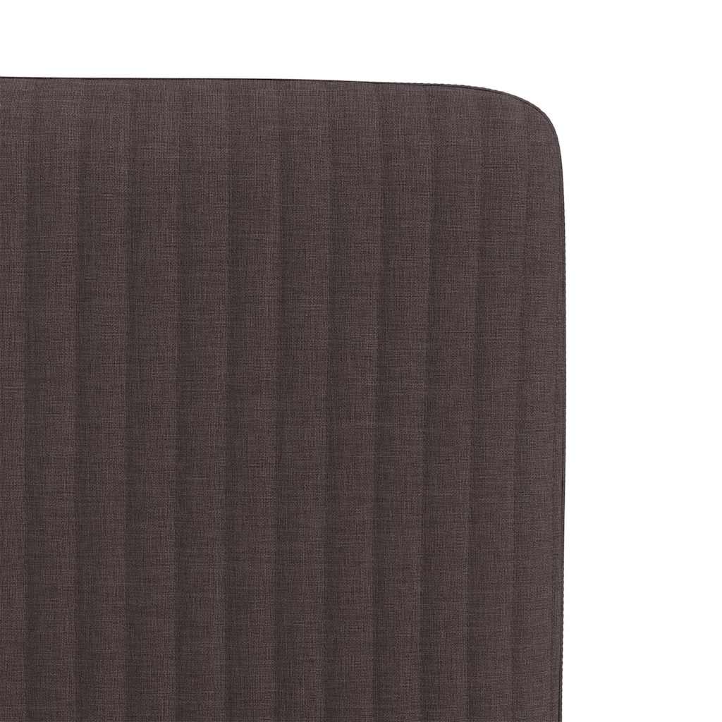 Eetkamerstoelen 6 st stof donkerbruin is nu te koop bij PeponiXL, paradijselijk wonen!