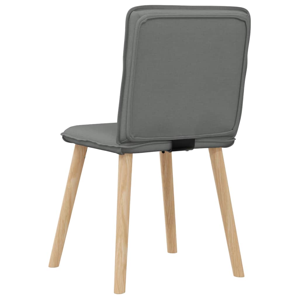 Eetkamerstoelen 6 st stof donkergrijs is nu te koop bij PeponiXL, paradijselijk wonen!