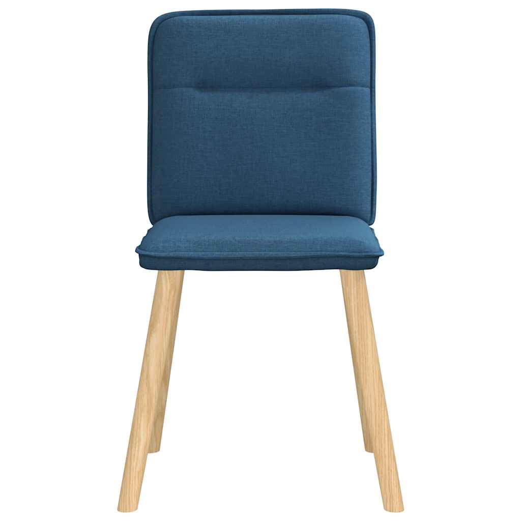 Eetkamerstoelen 6 st stof blauw is nu te koop bij PeponiXL, paradijselijk wonen!